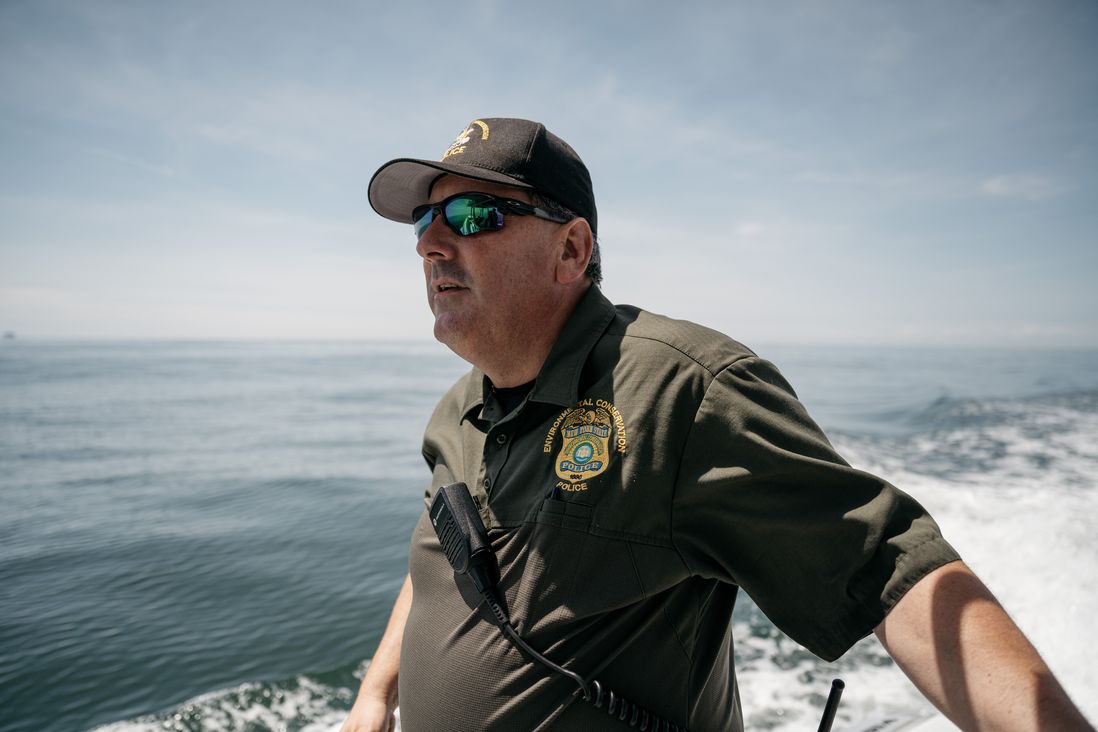 Lt. Sean Reilly, head of the Department of Environmental Conservation’s Marine Enforcement Unit on Long Island.